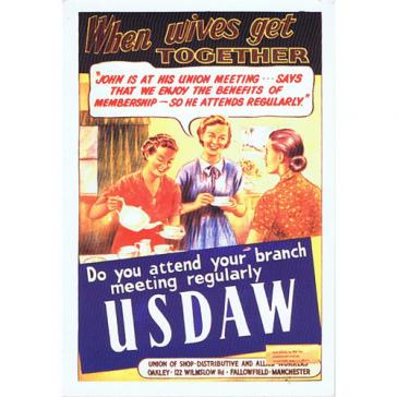 USDAW postcard