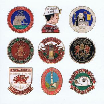 South Wales badges card