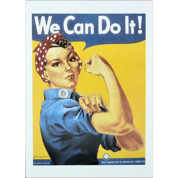 We Can Do It! We can do it postcard