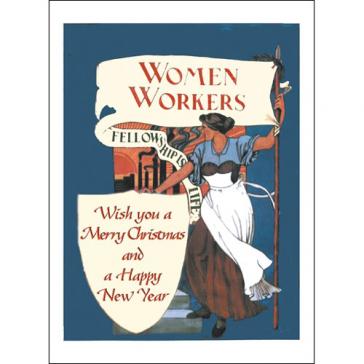 Women Workers Christmas card Women Workers Christmas card
