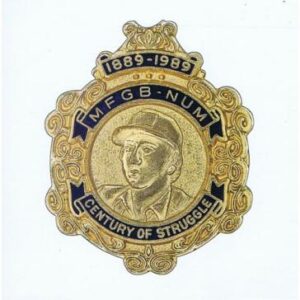 NUM Centenary Badge Card