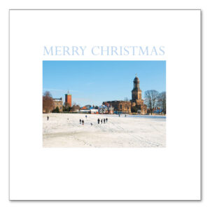 St Chads and the Quarry park in Shrewsbury, Shropshire Christmas Card SBCC06