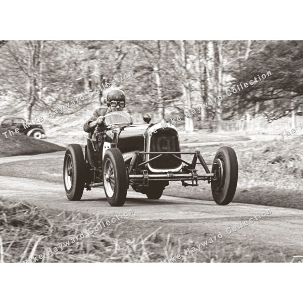Ron Footit. AC/GN Special. Loton Park hill climb. April 1969.