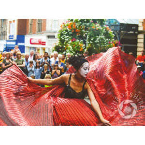 SBF01 Red Dress, Street Theatre