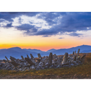 Sunset at Bryn Cader Faner