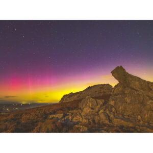 Diamond Rock aurora card in Shropshire AFP128