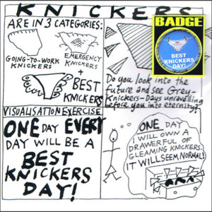 Annie Lawson Knickers Badge card