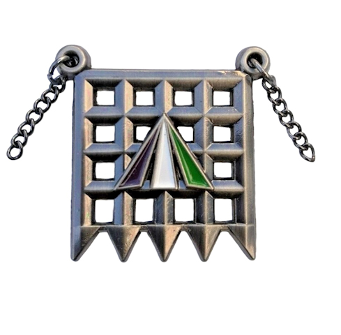 WSPU Portcullis brooch