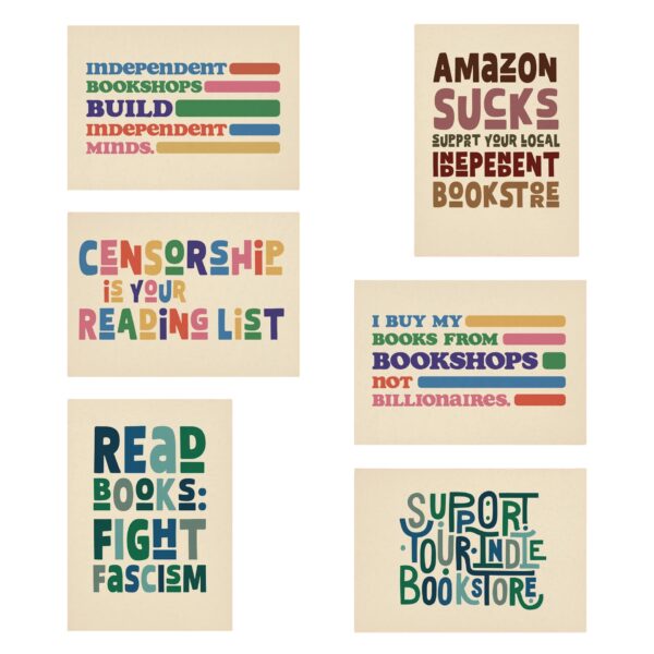 Book Lover Postcard set Book Lover Postcard set