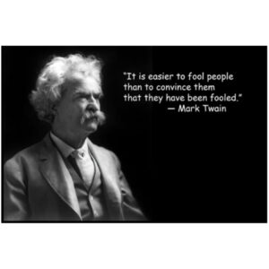 Mark Twain Quote Postcard