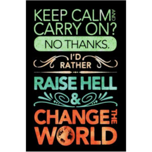 Keep Calm No Thanks! postcard VIS DC-18