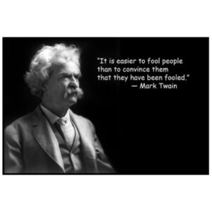 Mark Twain Quote Postcard