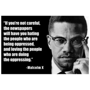 Malcolm X Quote Postcard