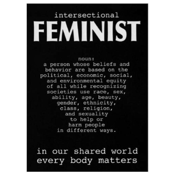 Intersectional Feminist Postcard Intersectional Feminist Postcard